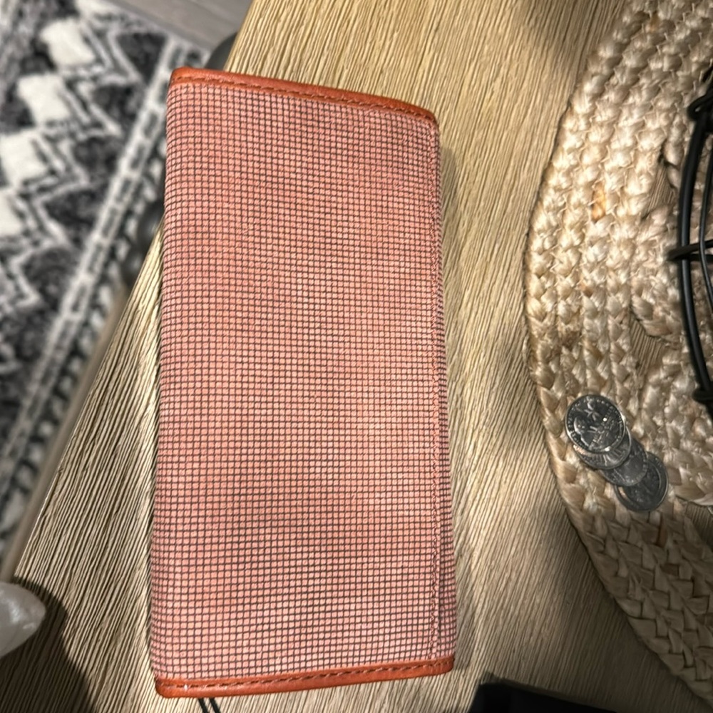 Frye Red Textured Wallet - Picture 2 of 8